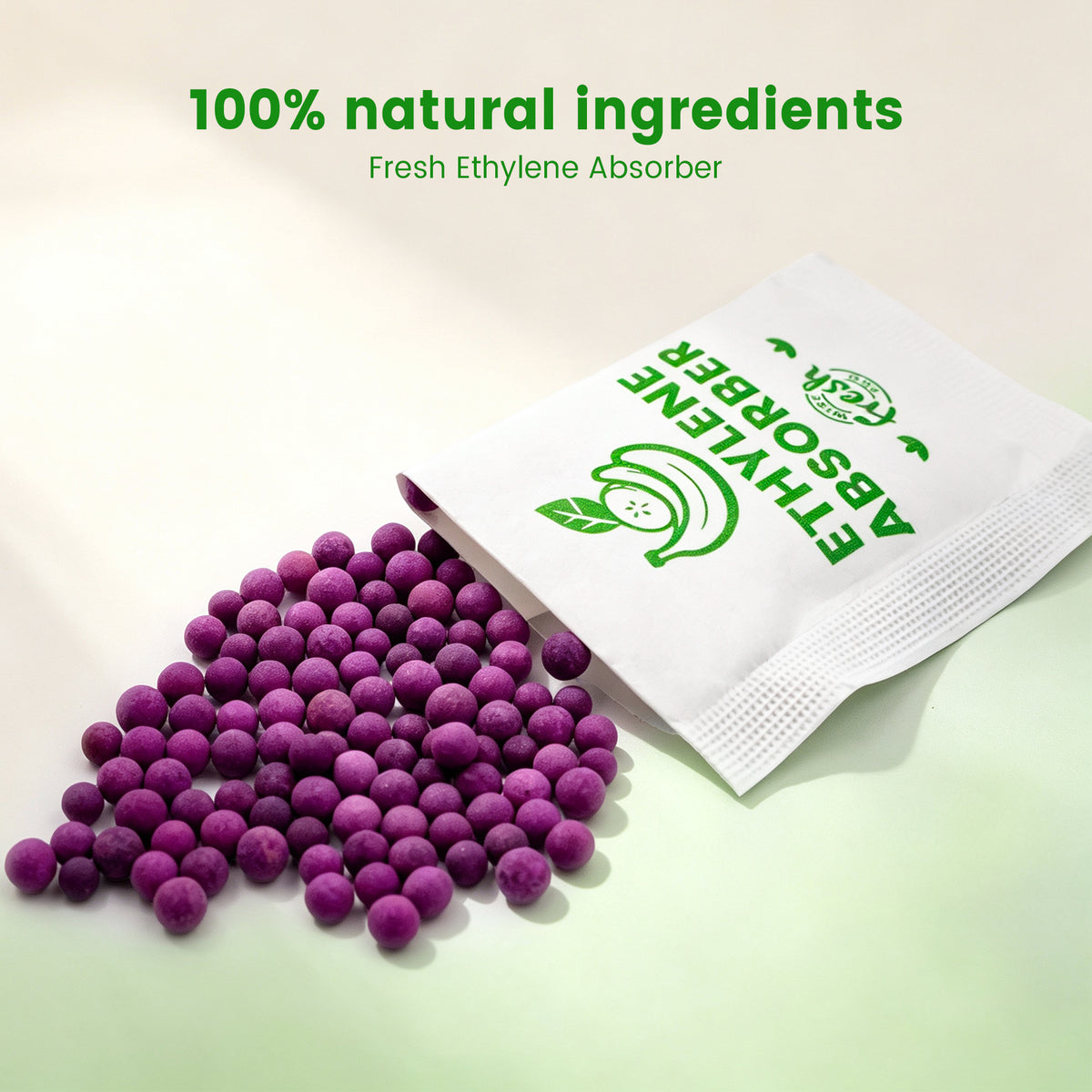 WiseFreshPro Ethylene Absorber for Fresher Fruits & Vegetables