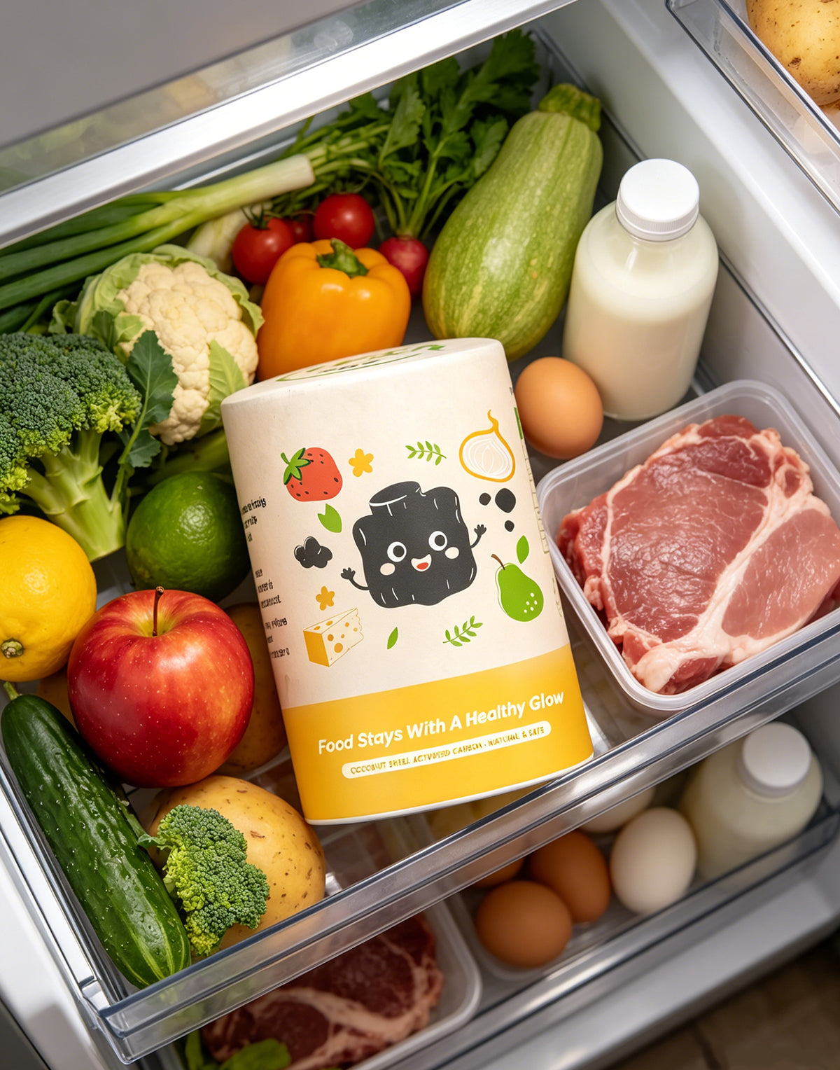 Activated Charcoal Refrigerator Deodorizer